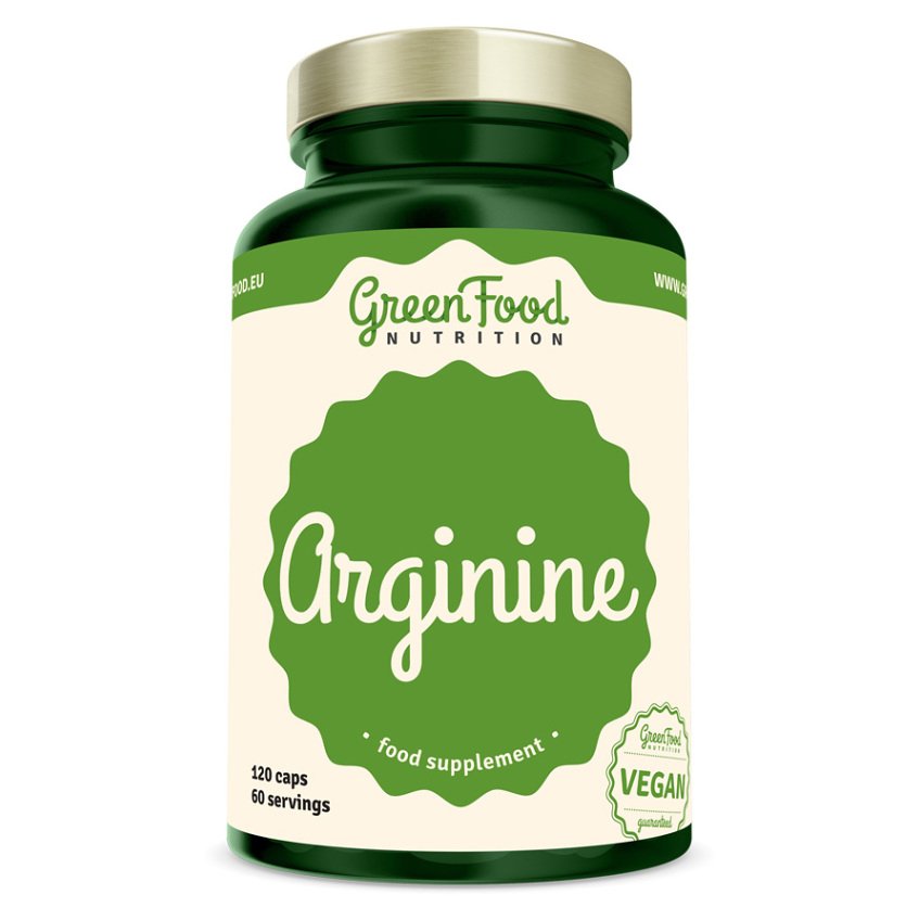 GREENFOOD NUTRITION Arginine 120 kapslí