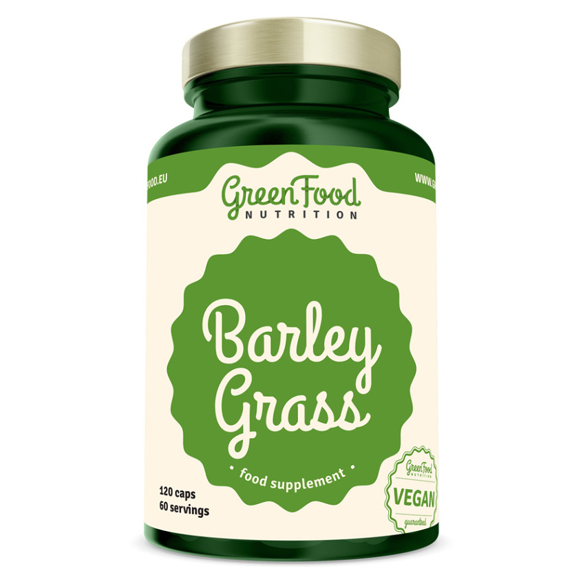 GREENFOOD NUTRITION Barley grass 120 kapslí