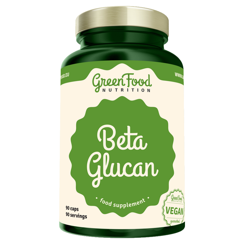 GREENFOOD NUTRITION Beta glucan 90 kapslí