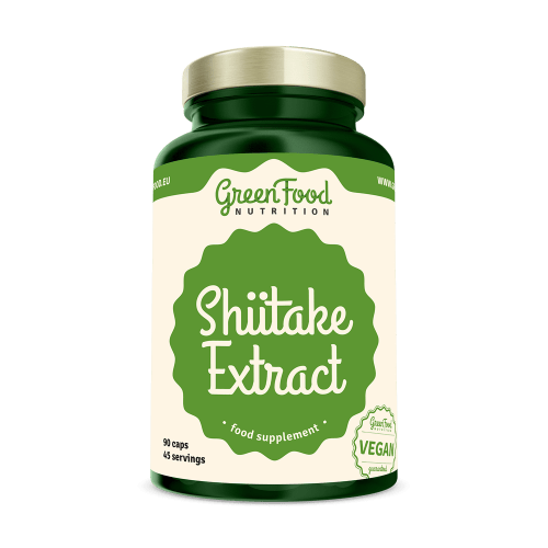 GREENFOOD NUTRITION Shiitake extract 120 kapslí