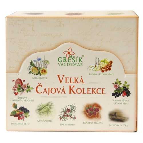 GREŠÍK Velká čajová kolekce 9x 10 nálevových sáčků