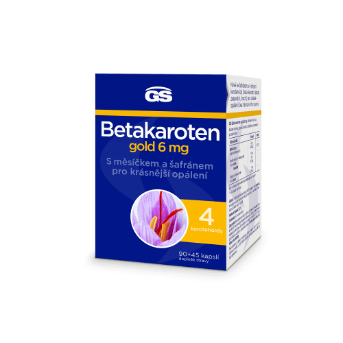 GS Betakaroten gold 6 mg 90 + 45 kapslí