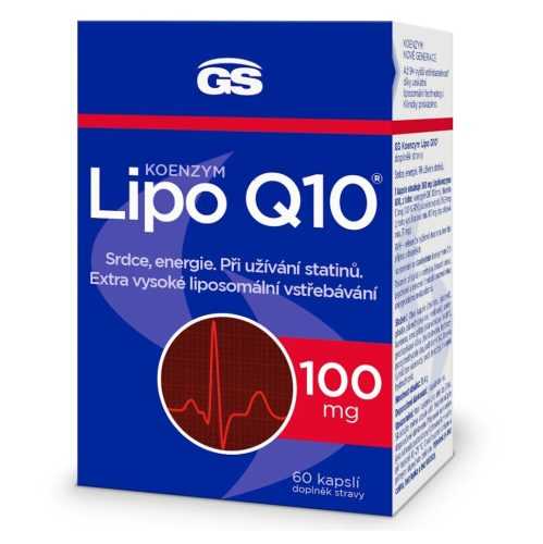 GS Koenzym Lipo Q10 100 mg 60 kapslí