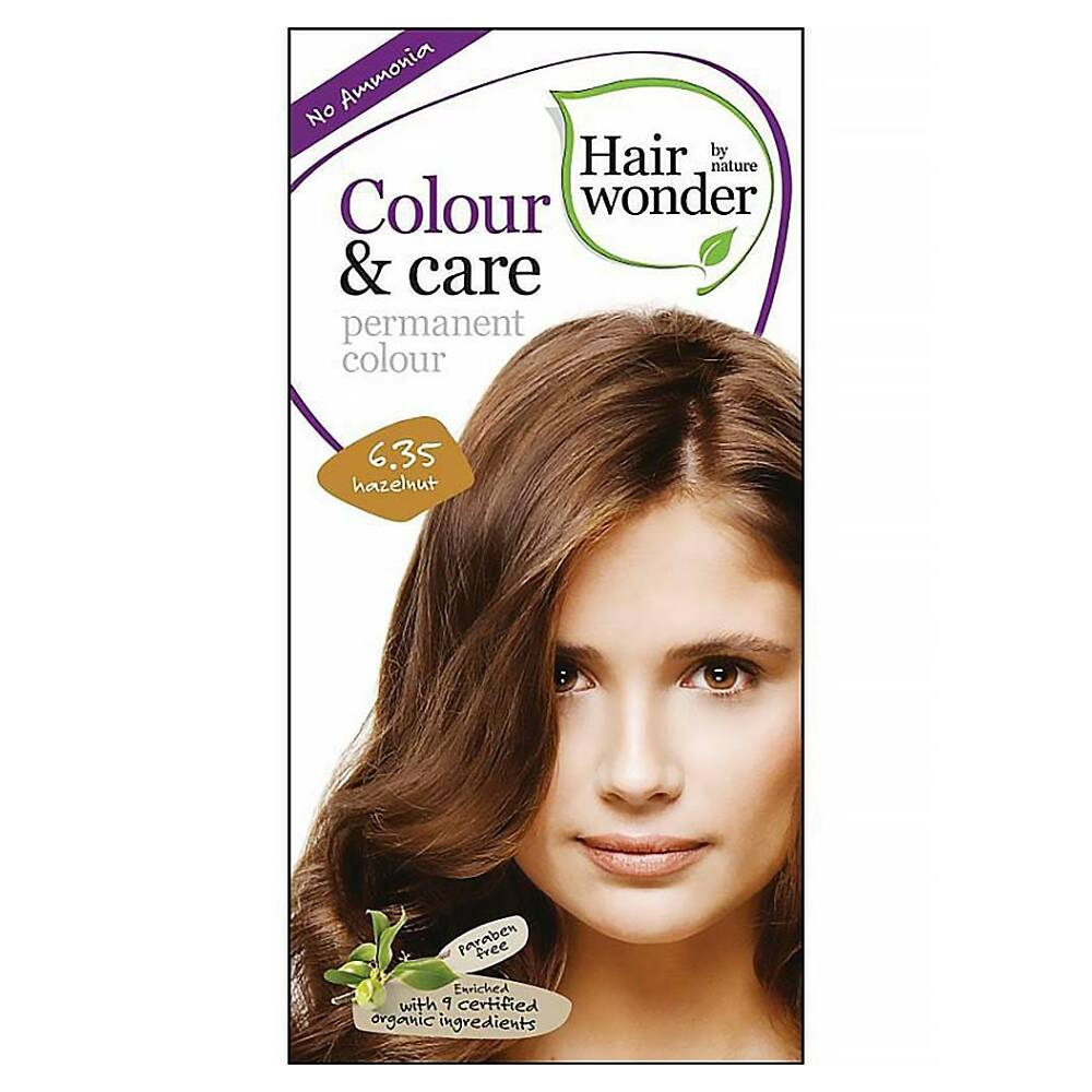 HAIRWONDER Dlouhotrvající barva BIO – oříšková 6.35 – 100 ml