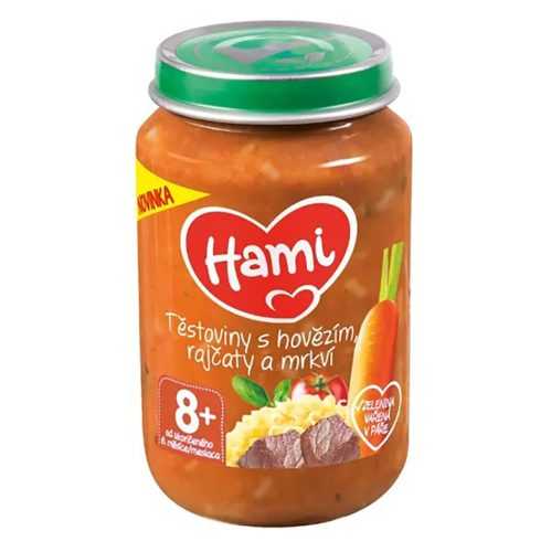 HAMI Masozeleninový příkrm těstoviny s hovězím