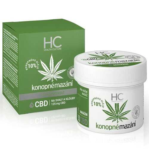 HEALTH CULTURE CBD Konopné mazání 125 ml