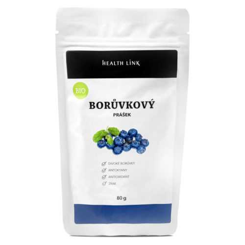 HEALTH LINK Prášek borůvkový BIO 80 g