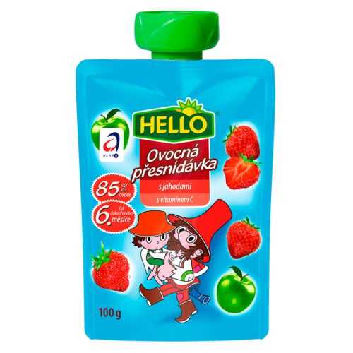 HELLO Kapsička s jahodami 100 g x 12 kusů