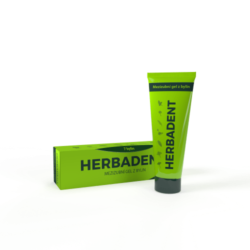 HERBADENT Original Bylinný mezizubní gel s fluoridy 25 g