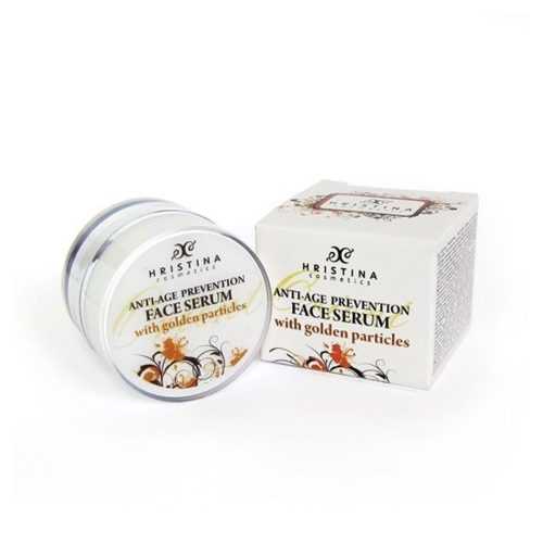 HRISTINA Přírodní antiage obličejové sérum se zlatými částicemi 25 ml
