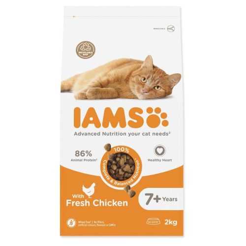 IAMS Cat Senior Chicken granule pro kočky 1 kus