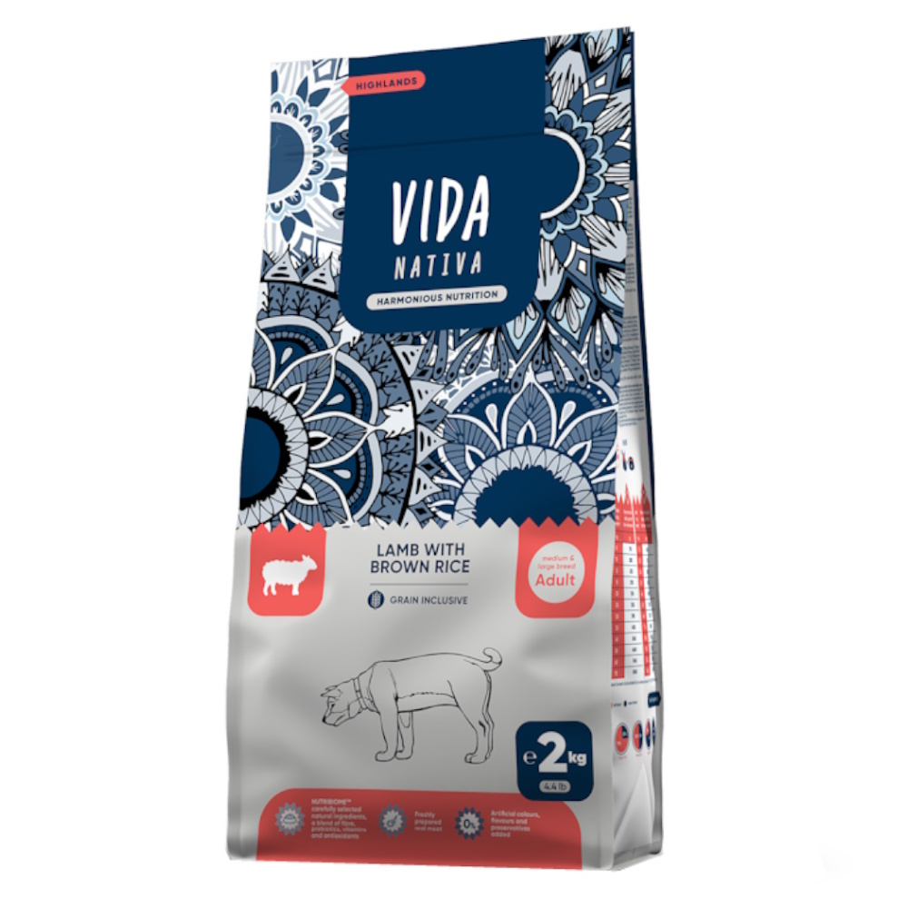 KRAFTIA Vida Nativa Adult M/L Lamb&Rice granule pro psy