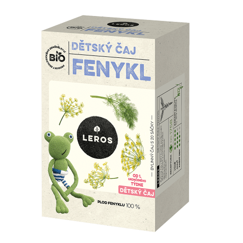LEROS Dětský čaj fenykl BIO 20 sáčků