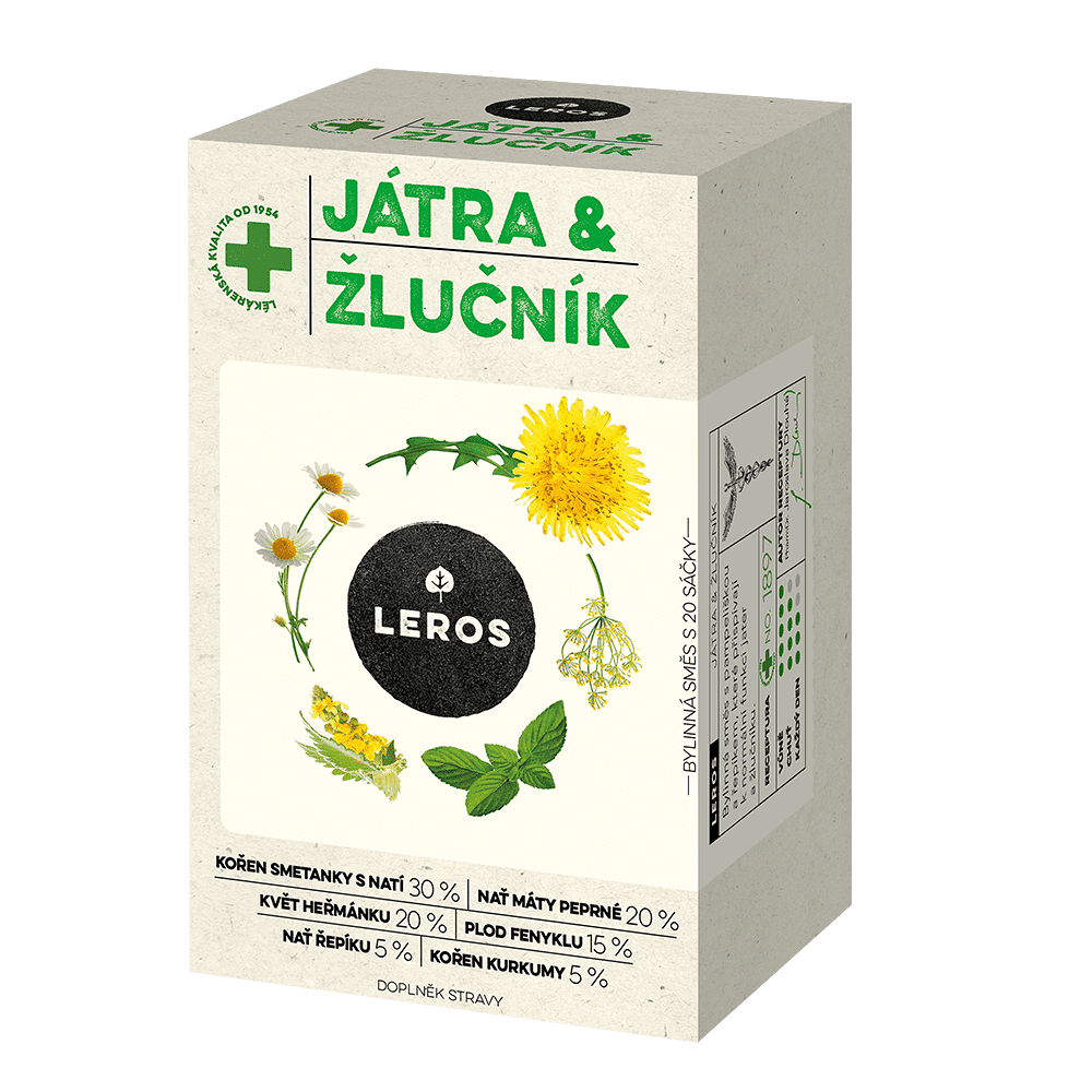 LEROS Játra & žlučník 20 sáčků
