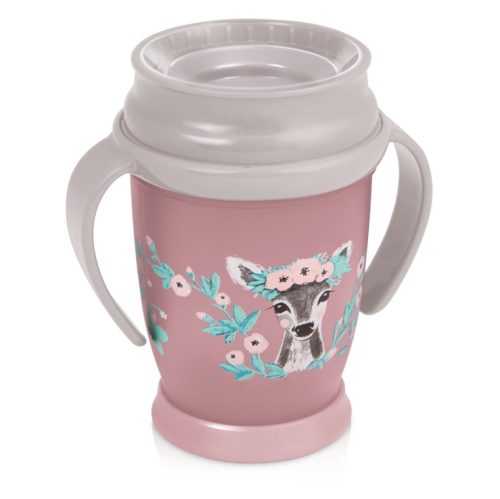 LOVI Hrneček pro děti 360 WILD SOUL 9 měsíců+ holka 250 ml