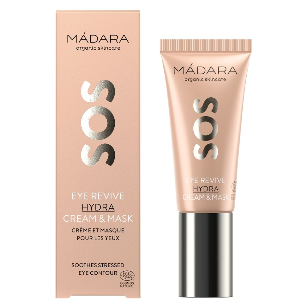MÁDARA SOS Hydra Hydratační krém a maska na oči 20 ml