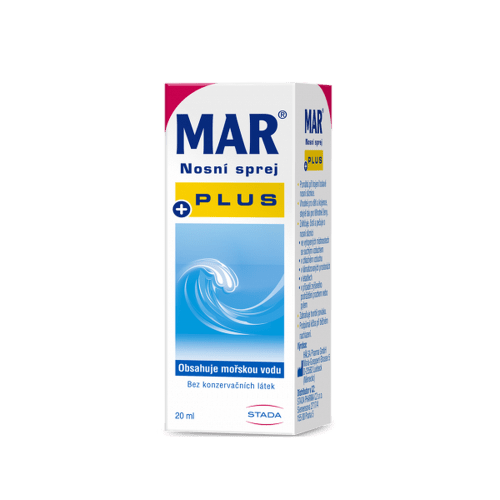 MAR Plus 3 % Nasenspray mořská voda s dexpanthem 20 ml