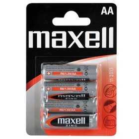 MAXELL R6 4BP AA Zn tužkové baterie 4 ks