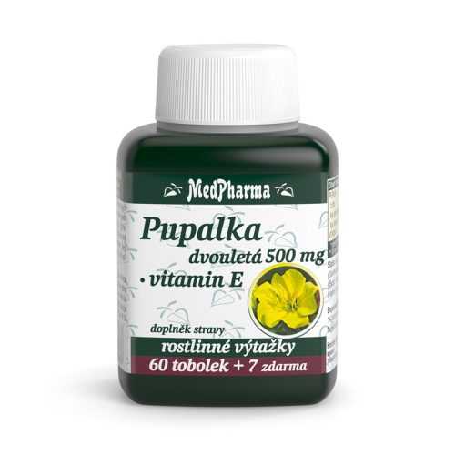 MEDPHARMA Pupalka dvouletá 500 mg + vitamín E 67 tobolek