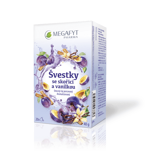 MEGAFYT Švestky se skořicí a vanilkou 20 sáčků