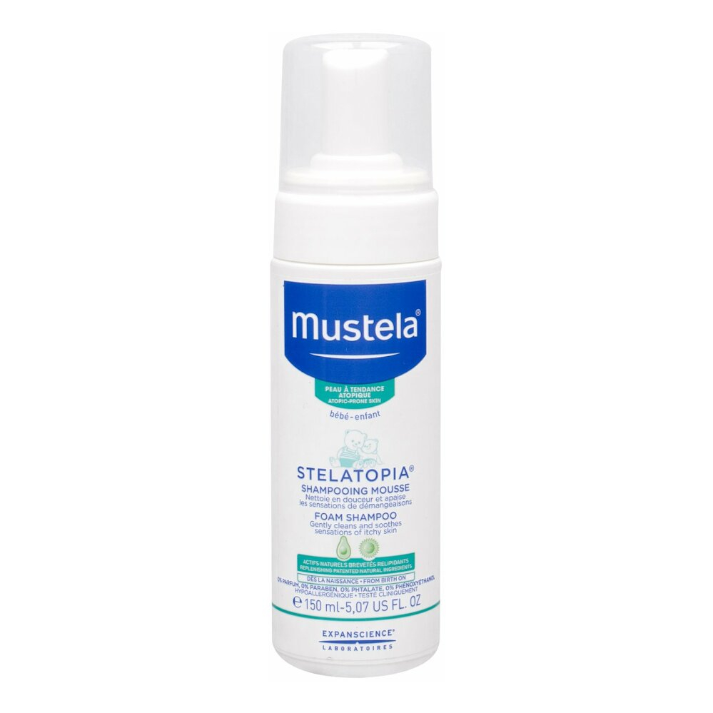 MUSTELA BÉBÉ Stelatopia® Šampon Foam Shampoo 150 ml