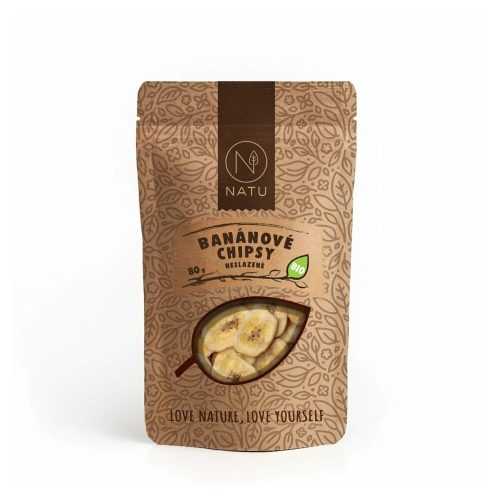 NATU Banánové chipsy neslazené BIO 230 g