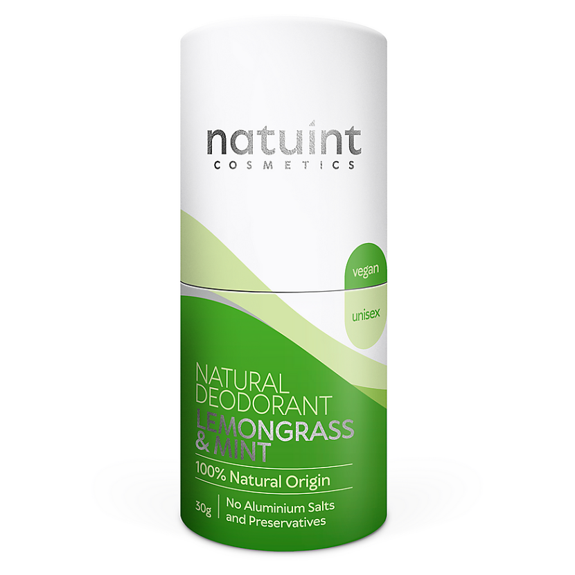 NATUINT COSMETICS Krémový deodorant citronová tráva a máta 30 g