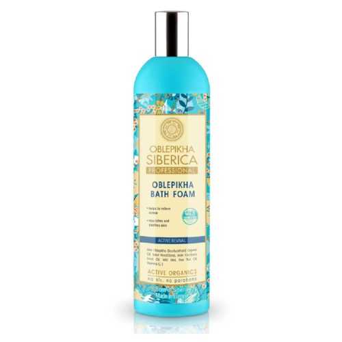NATURA SIBERICA Rakytníková pěna do koupele Hluboká obnova 550 ml