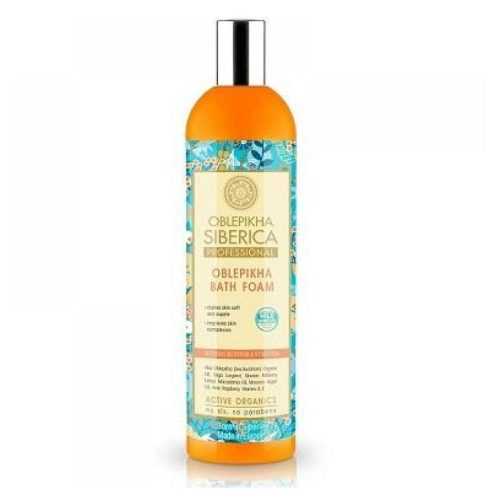 NATURA SIBERICA Rakytníková pěna do koupele Intenzivní výživa a hydratace 600 ml