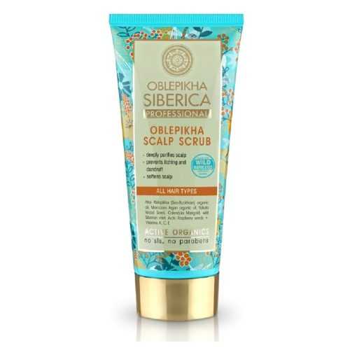 NATURA SIBERICA Rakytníkový peeling pro vlasovou pokožku 200 ml