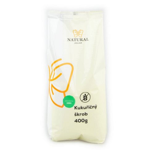 NATURAL JIHLAVA  Kukuřičný škrob bez lepku natural 400 g