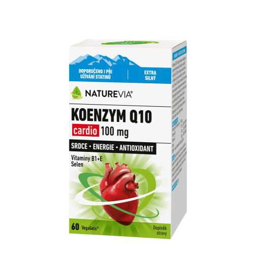 NATUREVIA Koenzym Q10 cardio 100 mg 60 kapslí