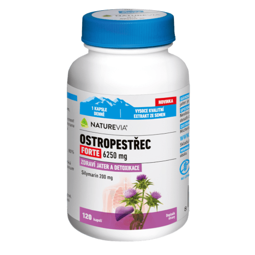 NATUREVIA Ostropestřec forte 120 kapslí