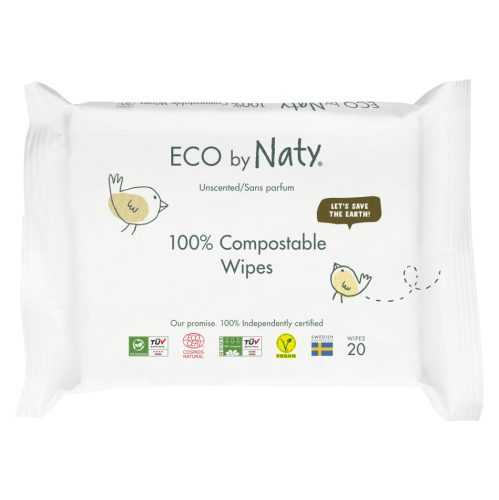 NATY Dětské vlhčené hygienické ubrousky 20 ks