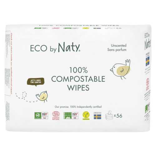 NATY Dětské vlhčené hygienické ubrousky Economy pack 3x 56 ks