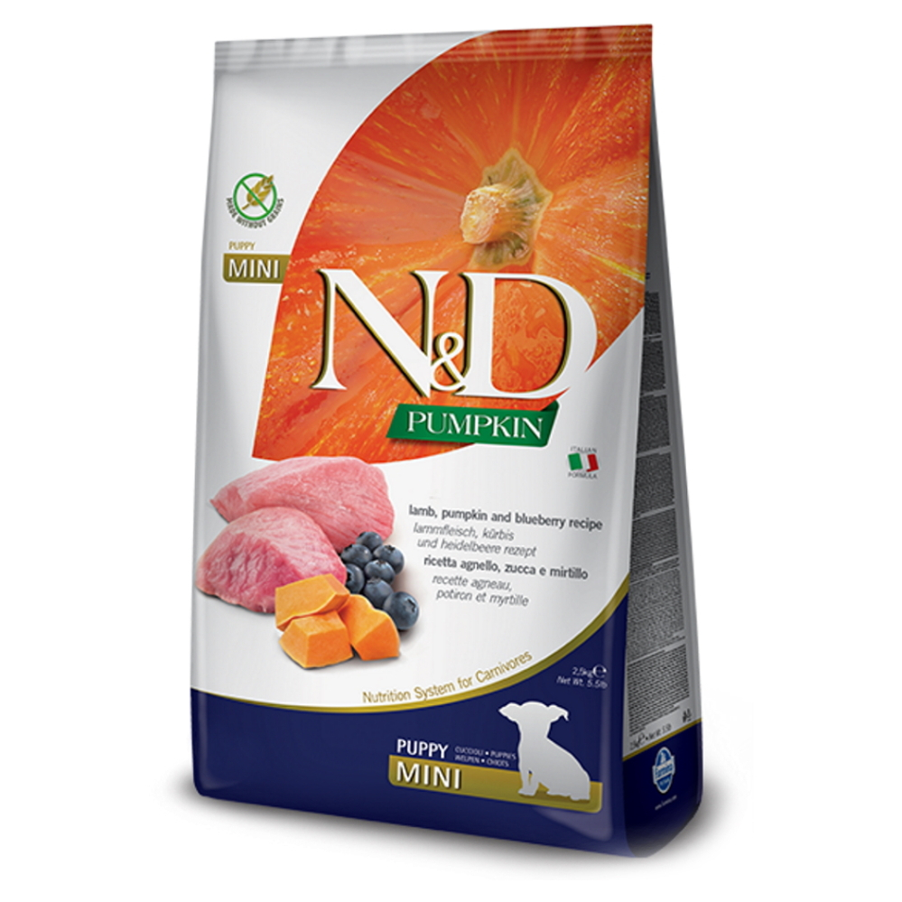 N&D Pumpkin Lamb & Blueberry Puppy Mini pro štěňata malých plemen 2