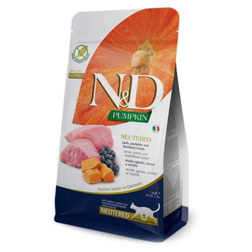 N&D Pumpkin Neutered Lamb & Blueberry pro kočky 1