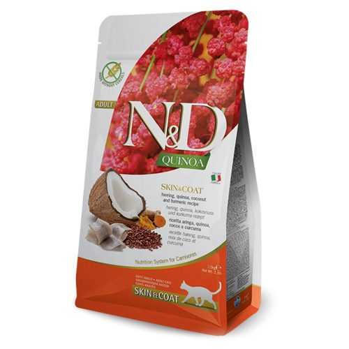 N&D Quinoa Skin & Coat Herring & Coconut pro kočky 1