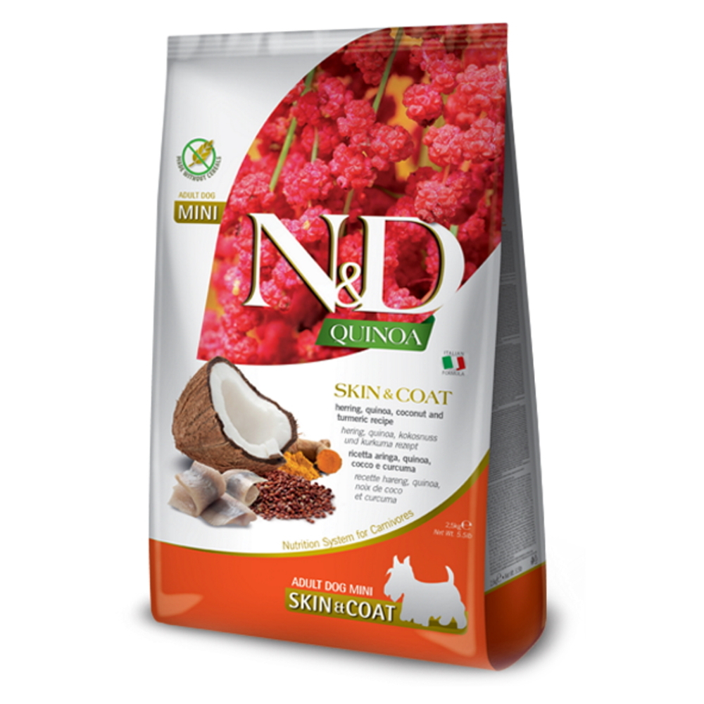 N&D Quinoa Skin & Coat Herring & Coconut pro malá plemena psů 2