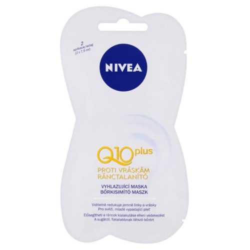 NIVEA Q10 Plus Vyhlazující pleťová maska proti vráskám 2 x 7