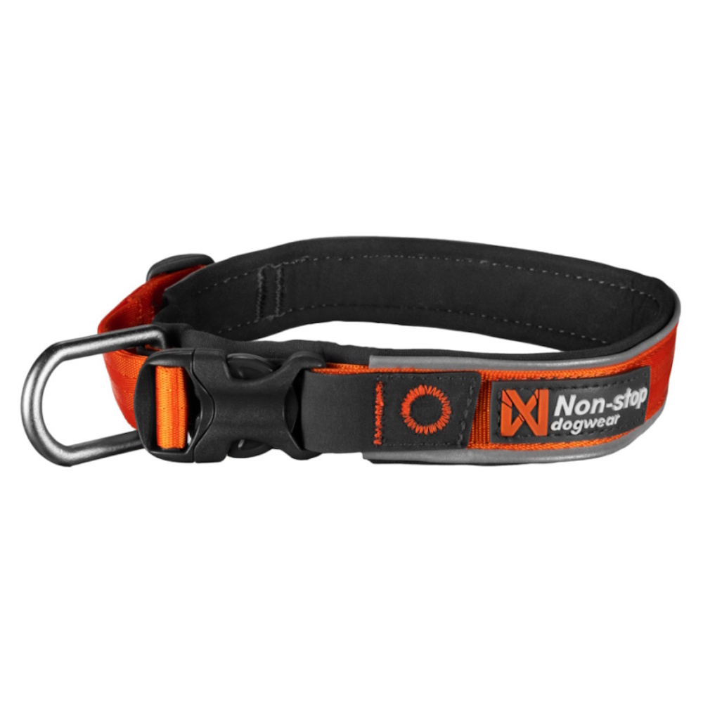 NON-STOP Dogwear Roam obojek pro psy oranžový 1 ks
