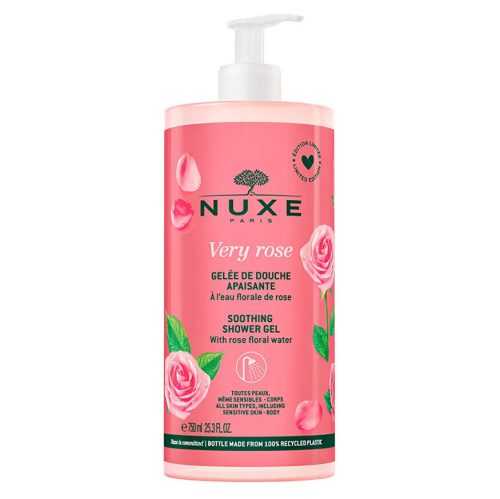 NUXE Zklidňující sprchový gel Very Rose 750 ml