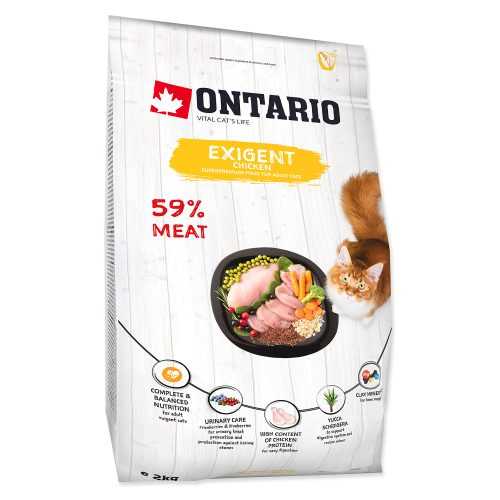 ONTARIO Cat Exigent granule pro kočky 1 ks