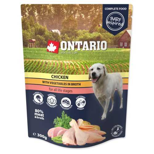 ONTARIO Kapsička kuřecí se zeleninou ve vývaru 300 g