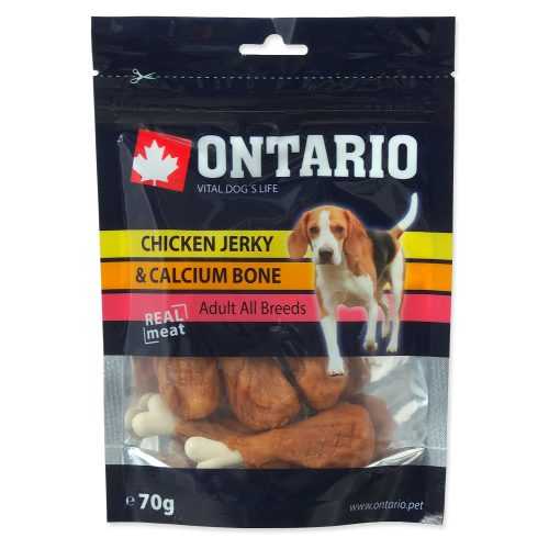 ONTARIO Vápníková kost s kuřecím pro psy 70 g