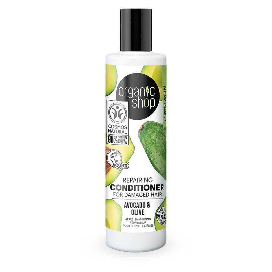 ORGANIC SHOP Kondicionér pro poškozené vlasy Avokádo a olivy 280 ml