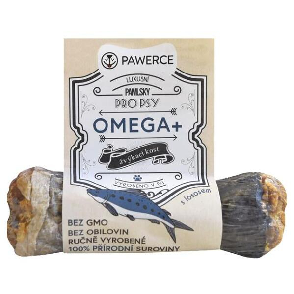PAWERCE Omega+ žvýkací kost pro psy plněná 1 ks