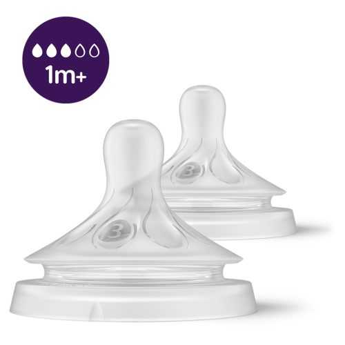 PHILIPS AVENT Savička Natural Response 3 pomalý průtok 1m+