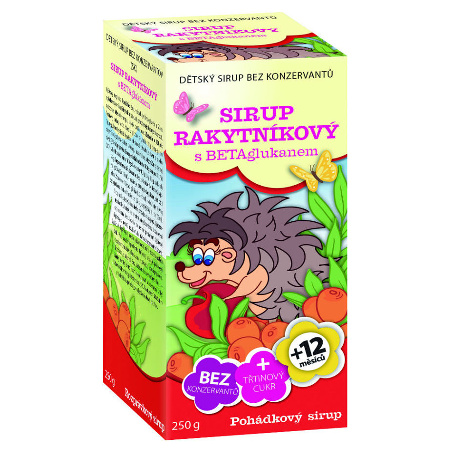 POHÁDKOVÝ SIRUP Rakytníkový s Betaglukanem 250 g