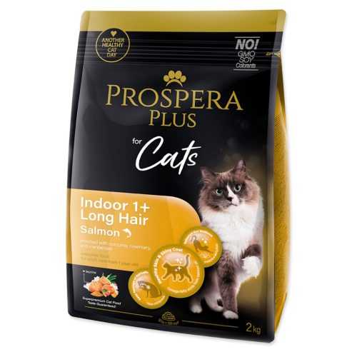 PROSPERA PLUS Indoor 1+ Salmon Long Hair Krmivo pro kočky 1 kus